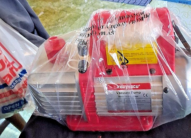 Насос Kozyvacu TA350 Single-Stage HVAC Vacuum Pump 3.5 FAD(CFM), 120V AC 5Pa 1/4 — фото лота 2