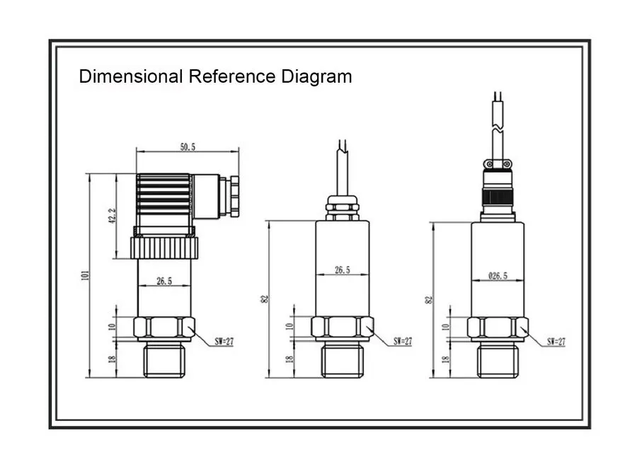 Датчик давления Absolute Pressure Transmitter HTP-300 RS485 4-20mA Modbus IP65 V