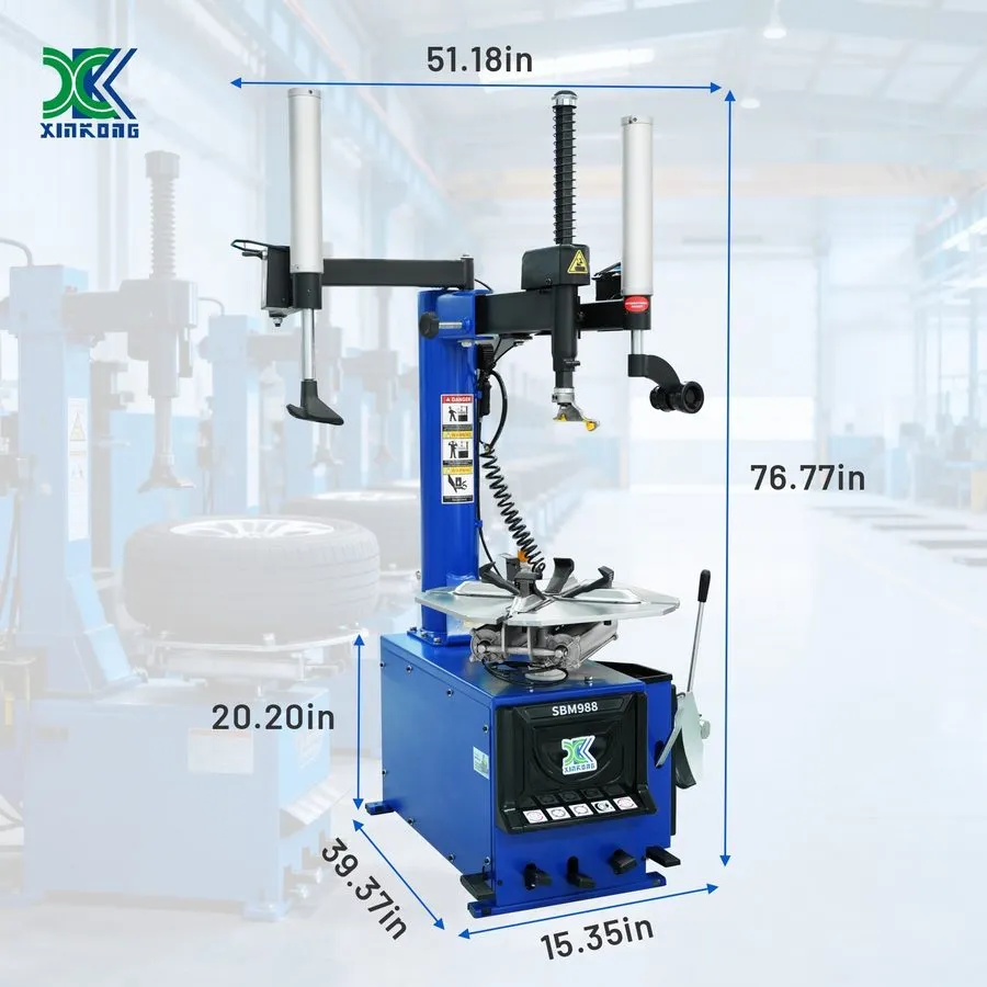 Шиномонтажный станок PICK UP XK SBM988 Dual Assist Arm Tire Changer 110V Auto Wh