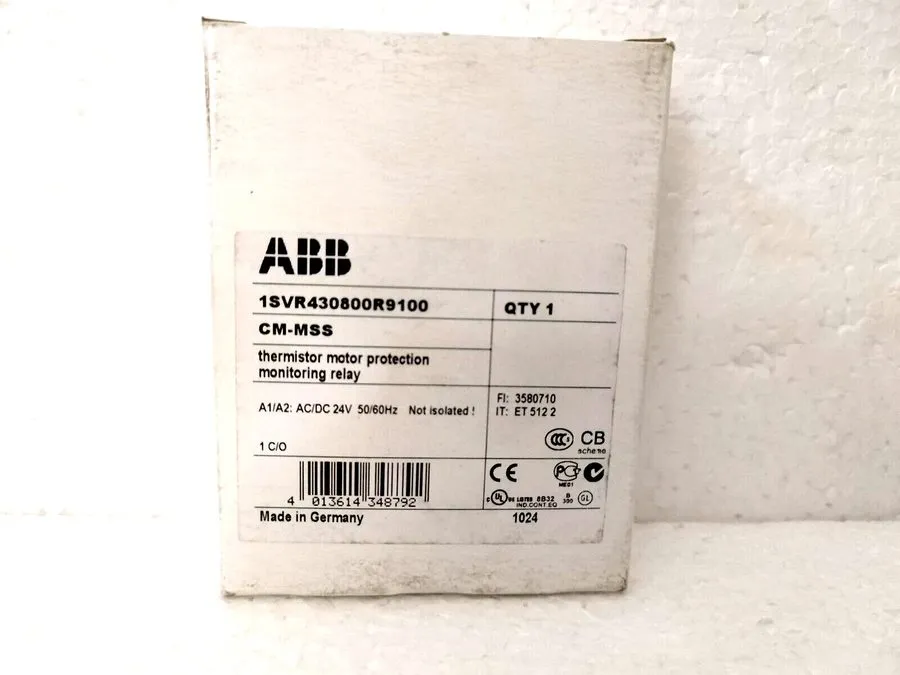 Реле защиты ABB CM-MSS / 1SVR430800R9100 Thermistor Motor Protection Monitoring 