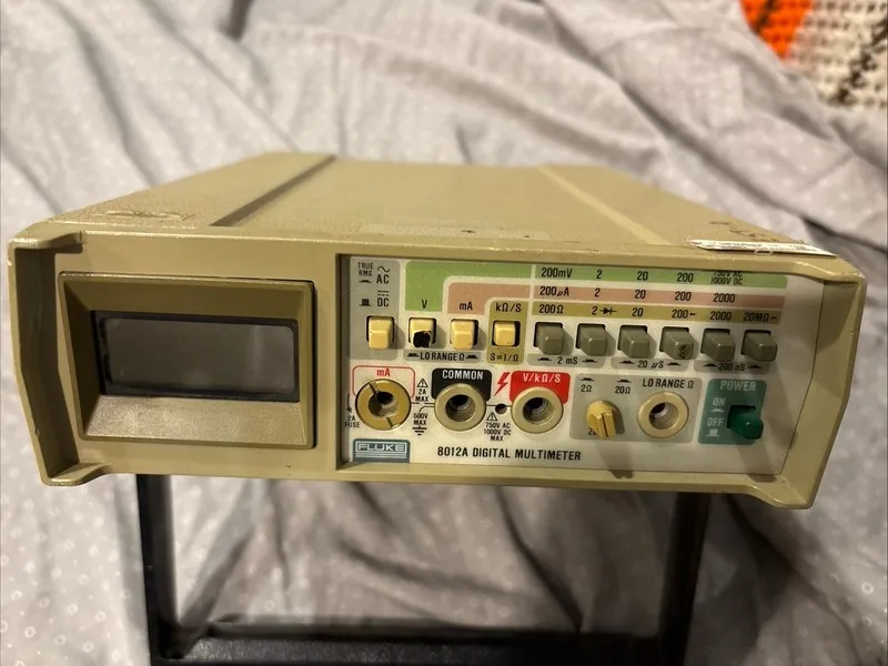 Мультиметр 3X, Fluke 8012A Desktop Digital Multimeter 1K no probes — фото лота 1