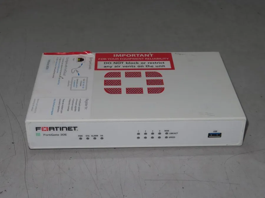 Межсетевой экран FORTINET Fortigate 30E 5Port RJ45 GE FG-30E, good