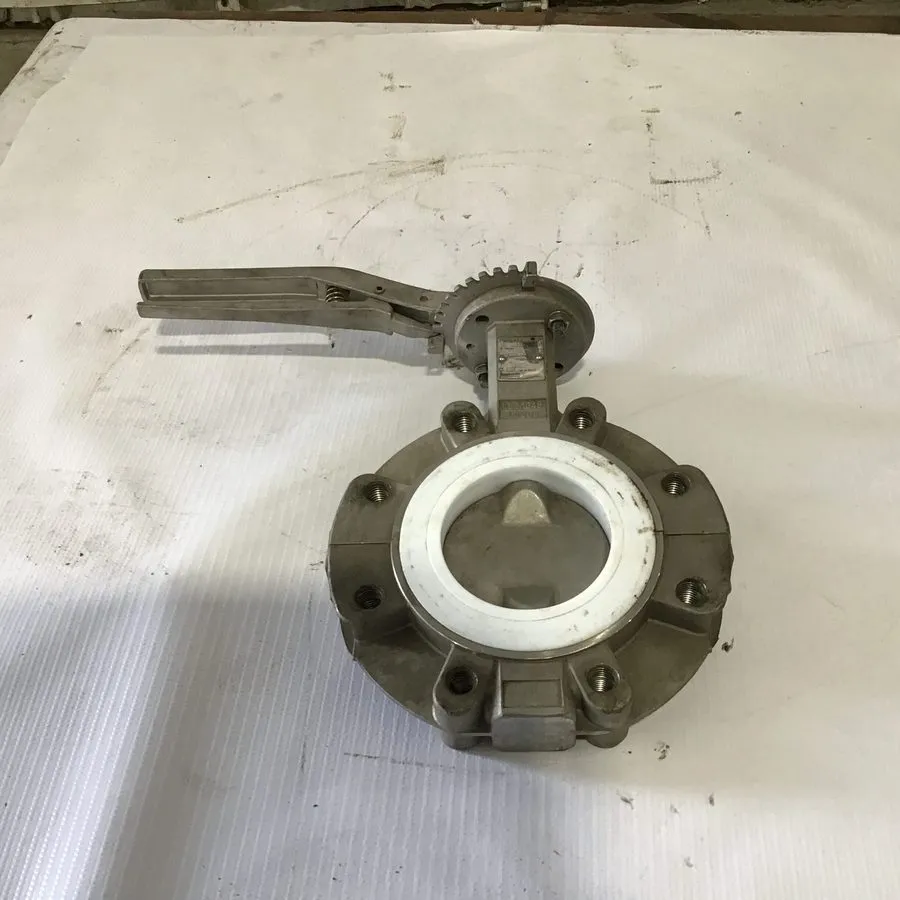 Клапан Swiss Fluid DN100PN16 S16 Butterfly Valve Stainless Steel 16Bar @ 20°C — фото лота 1