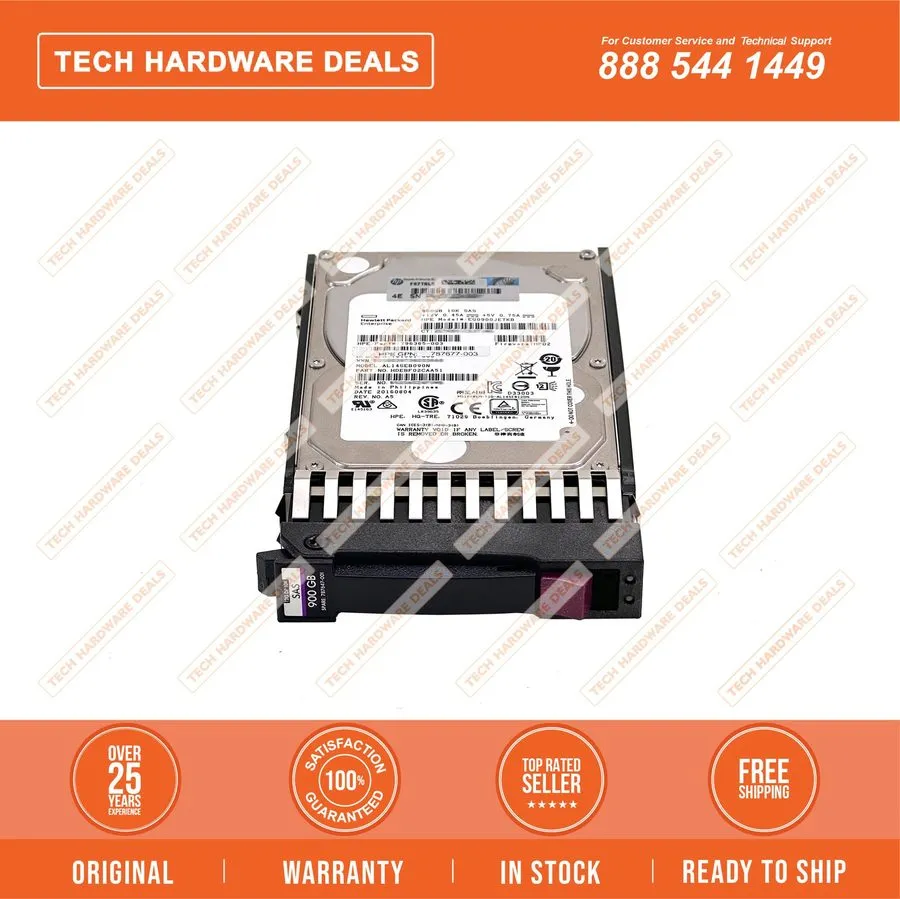 Жёсткий диск HP J9F47A 787647-001 900GB SAS 10K 2.5in 12Gbps MSA SFF ENT HDD Har