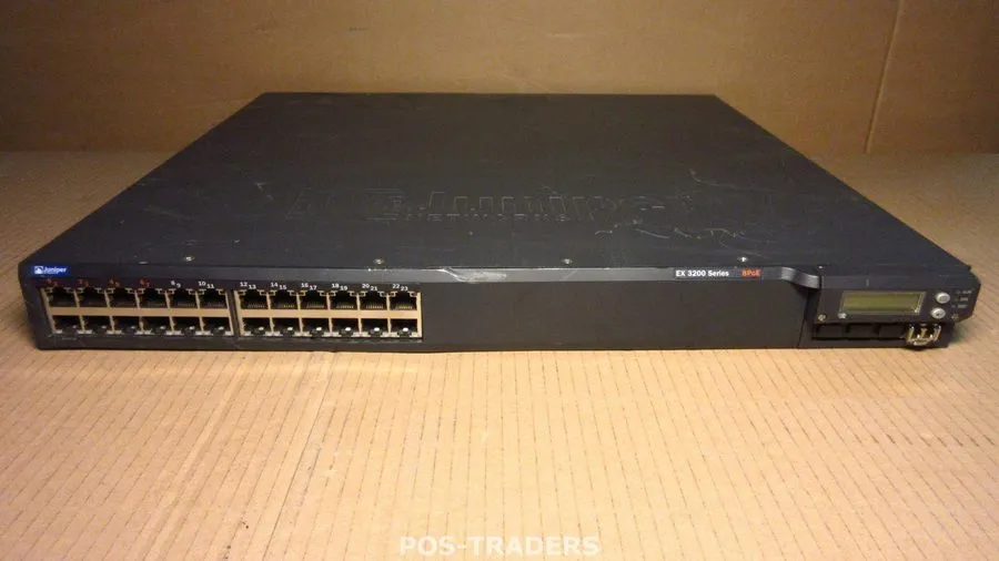 Коммутатор Juniper Networks EX3200-24T 24 Port Gigabit 8 POE 4 SFP Switch