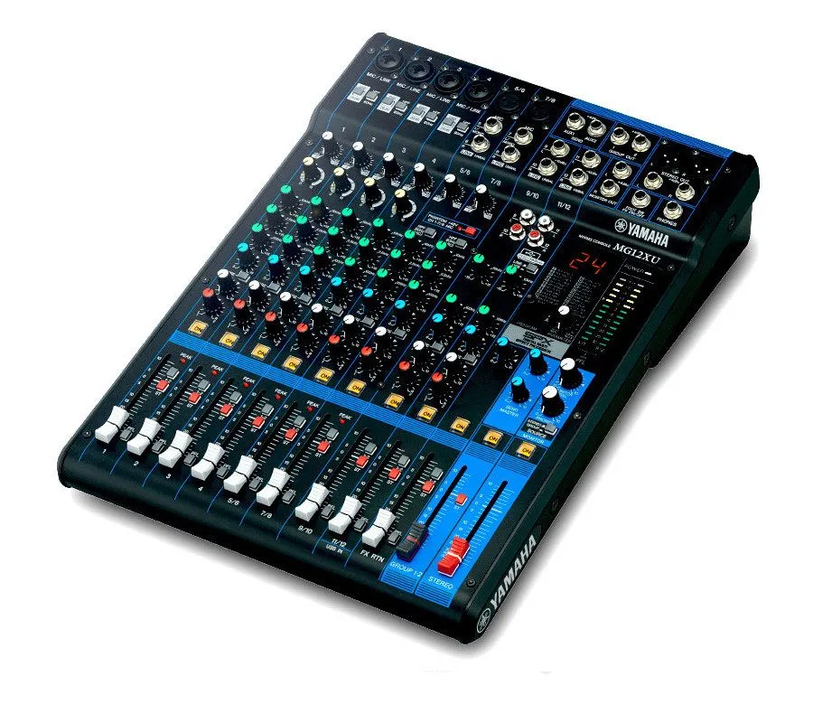 Микшерный пульт Yamaha Mixing Console MG12XU 12-Input 4-Bus Mixer Effects Deskto