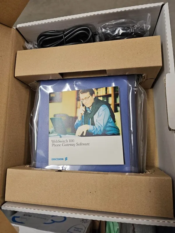 VoIP-шлюз FAB.801.0358-R1 Ericsson WebSwitch 100 WS100 VoIP Gateway 2 FXS 10Base — фото лота 1