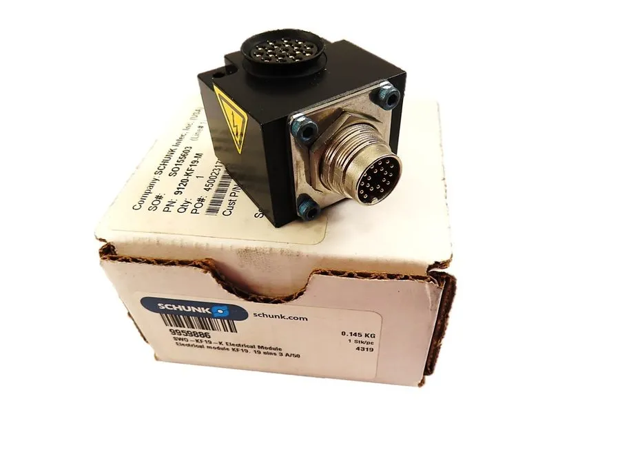 Робот Schunk 9959886 SWO-KF19-K Feed Through Module KF19 — фото лота 1
