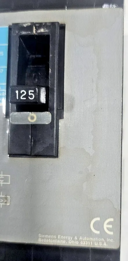 Автоматический выключатель SIEMENS SENTRON SERIES EFC EFC3M125 CIRCUIT BREAKER 3 — фото лота 2