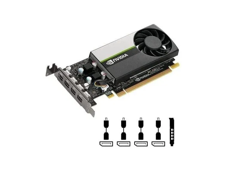 GPU-ускоритель NVIDIA Quadro T1000 Graphics Card 8 GB GDDR6 PCIe 3.0 x16 Mini DP