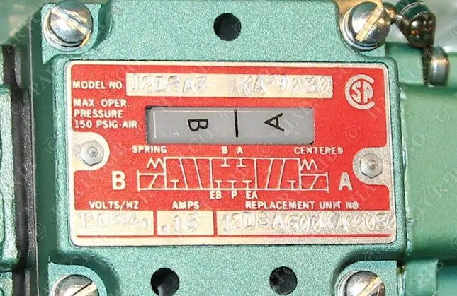 Электромагнитный клапан Numatics Pneumatic Solenoid Valve, 12SAD4 KA00030