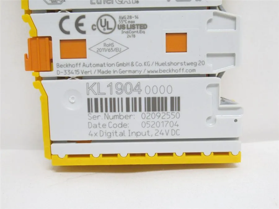 Модуль ввода-вывода Beckhoff KL1904 4X Digital input 24VDC TwinSafe