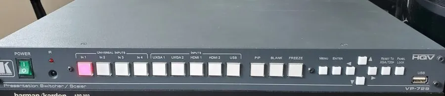 Видеокоммутатор Kramer Electric VP-729 9-Input Presentation Switcher / Scaler