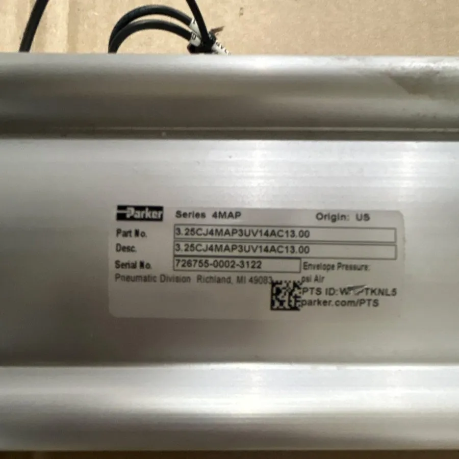 Гомогенизатор Parker Nexen Double-Acting Pneumatic Cylinder 3.25in 13in 3.25CJ4M