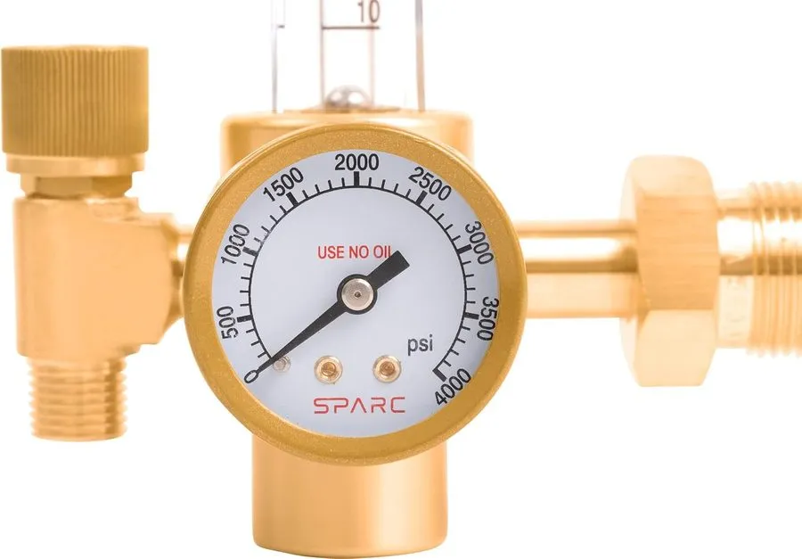 Расходомер Argon Regulator & Flow Meter Gas Regulator для MIG/TIG Welding 0-70CF