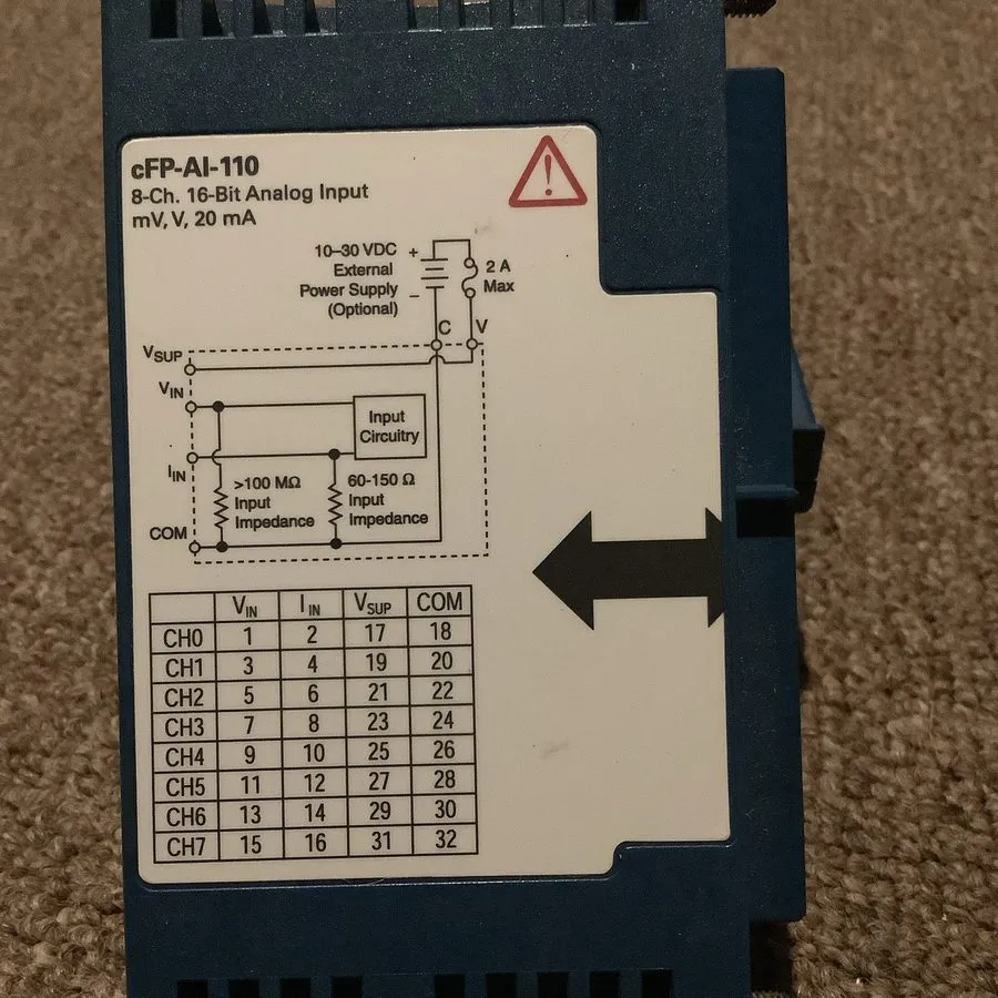 Трансивер National Instruments cFP-AI-110 Input Module PART NO: 185152D -02