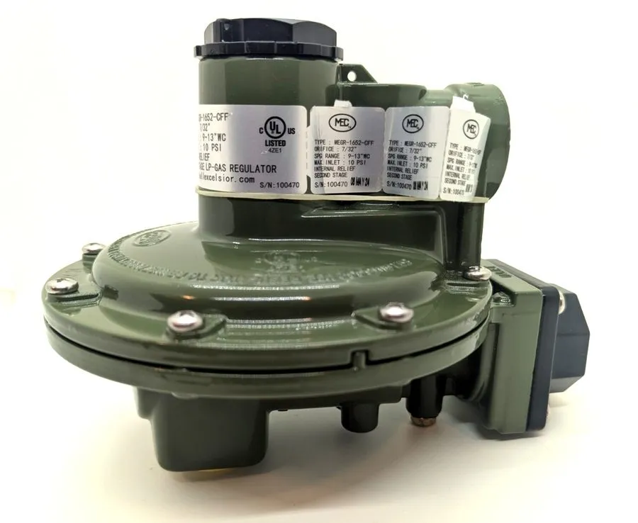 Трубопроводная арматура MEC Excela-Flo Gas Regulator 2nd Stage MEGR-1652-CFF