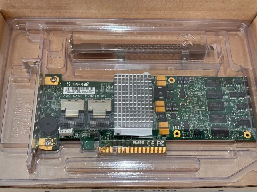 Кабель SUPERMICRO AOC-SAS2LP-H8iR 8-PORT SAS/SATA 6Gb/s RAID CONTROLLER CARD