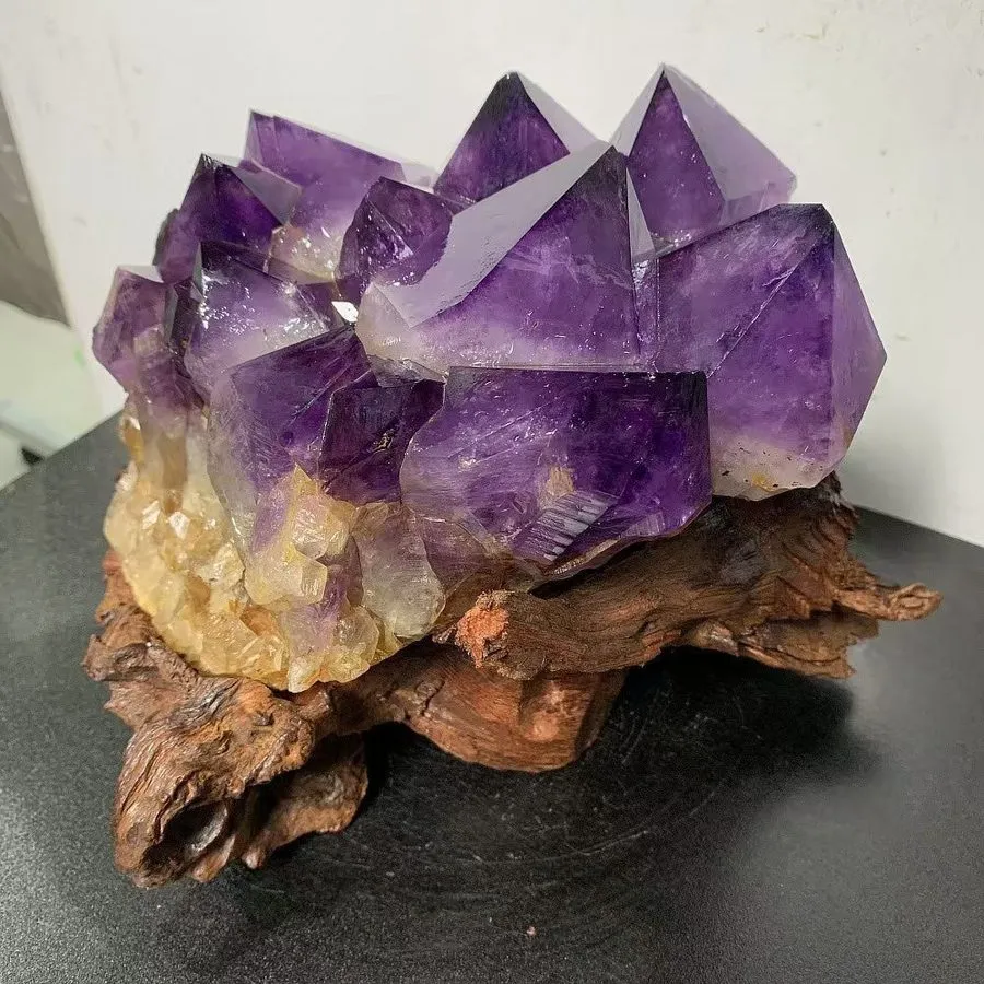 Лабораторный прибор 8.01LB TOP Natural amethyst Quartz Crystal point vug cluster