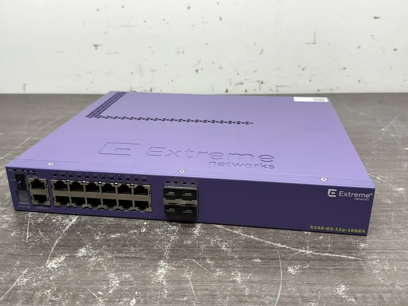 Коммутатор Extreme Networks X440-G2-12P-10GE4 12 Ports Power over Ethernet POE S