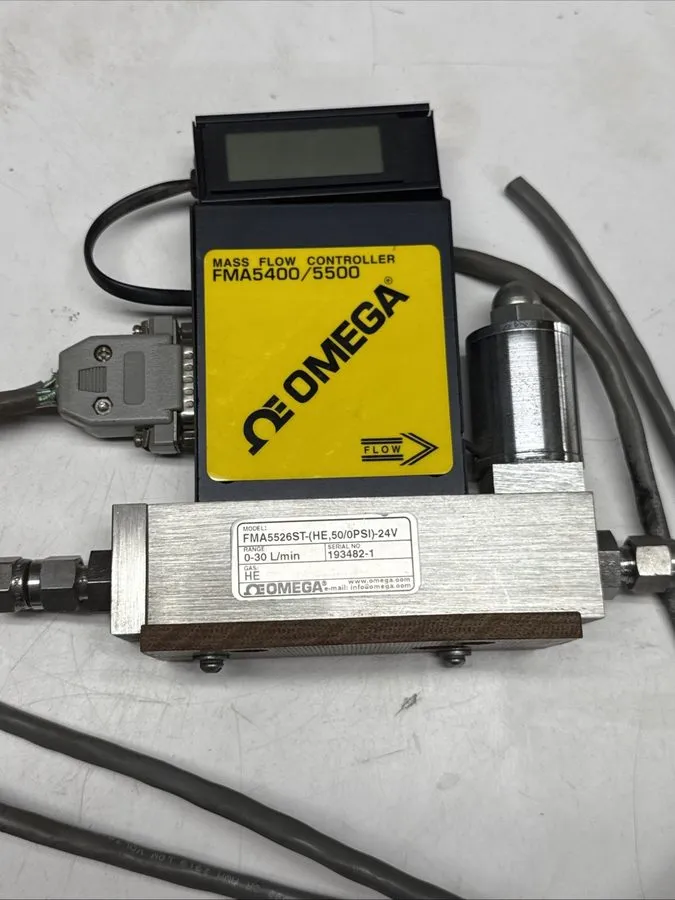 Контроллер OMEGA MASS FLOW CONTROLLER FMA5400/5500 FMA5526ST-(HE,50/0PSI)-24V