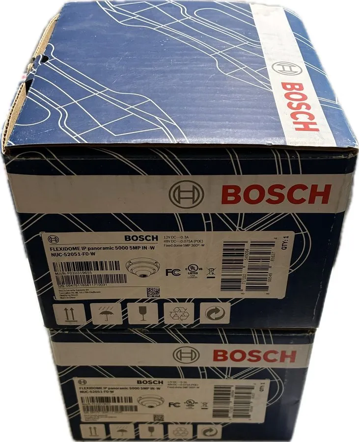Камера Bosch FLEXIDOME IP Panoramic 5000 5MP Dome Camera White NUC-52051-F0-W
