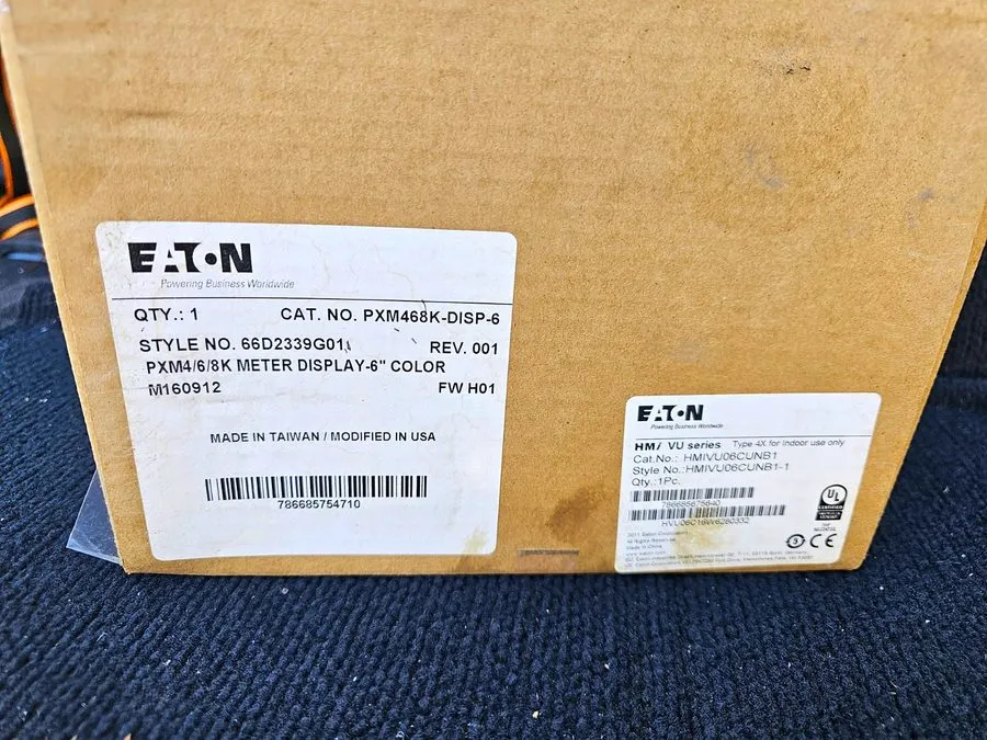Панель оператора EATON HMIVU06CUNB1 Type 4X HMI VU Series 6" Touch Screen Operat — фото лота 1