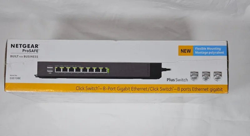 Коммутатор Netgear ProSafe GSS108E 8-Port Gigabit Managed Network Switch