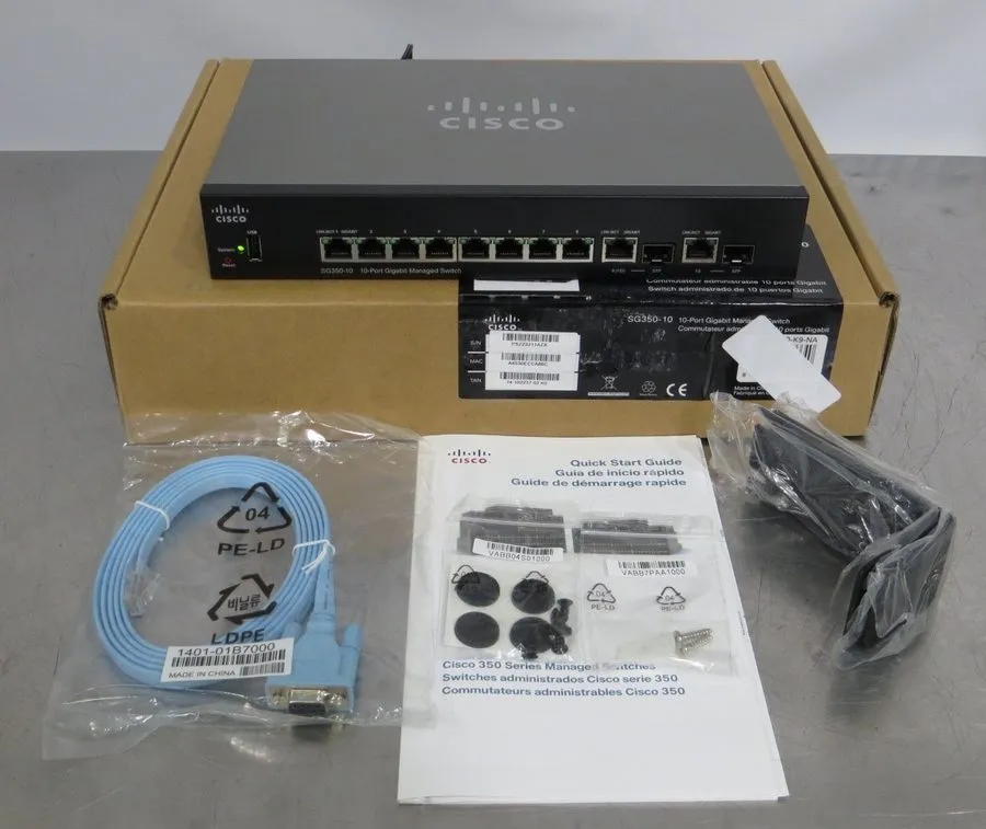 Коммутатор Cisco SG350-10 10-Port Gigabit Managed Switch SG350-10-K9-NA