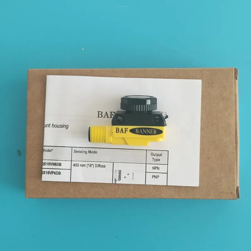 Фотоэлектрический датчик Banner QS18VN6DQ8 Photoelectric Sensor 10-30VDC 66459