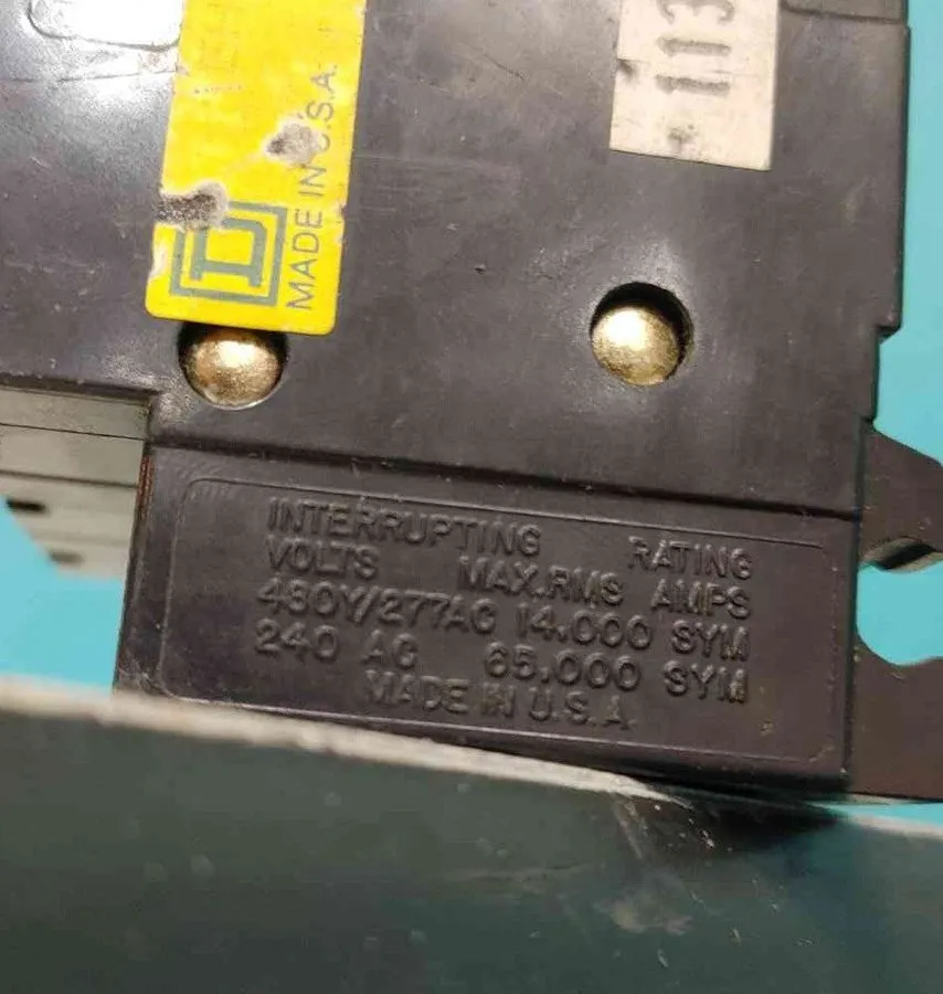 Автоматический выключатель Square D EH34040 40A 3Pole 480V 50/60Hz Circuit Break