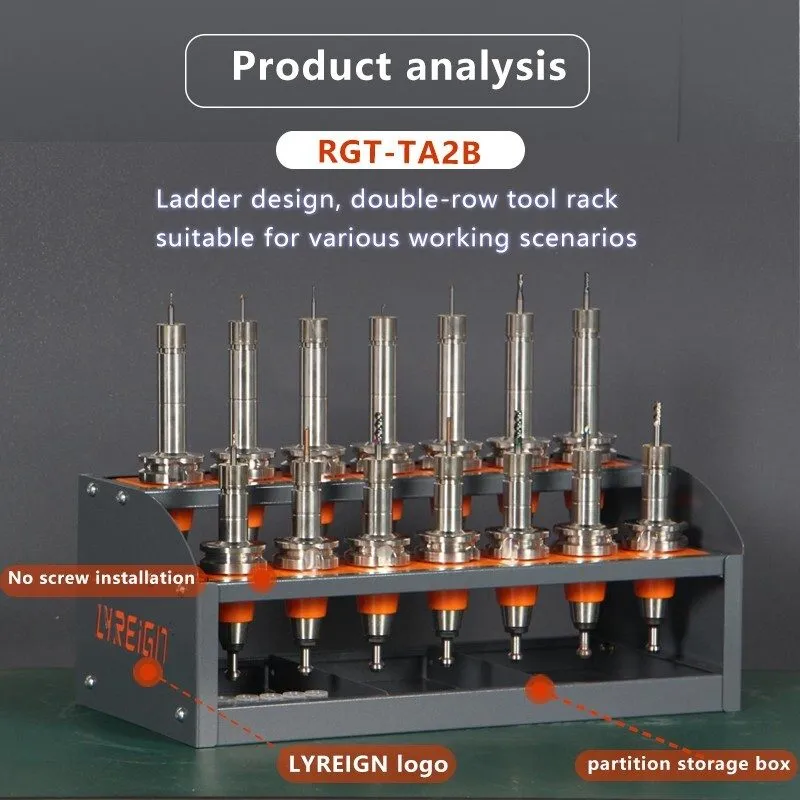 Режущий инструмент cnc tool rack desktop CNC tool holder, portable cnc tool stor — фото лота 2