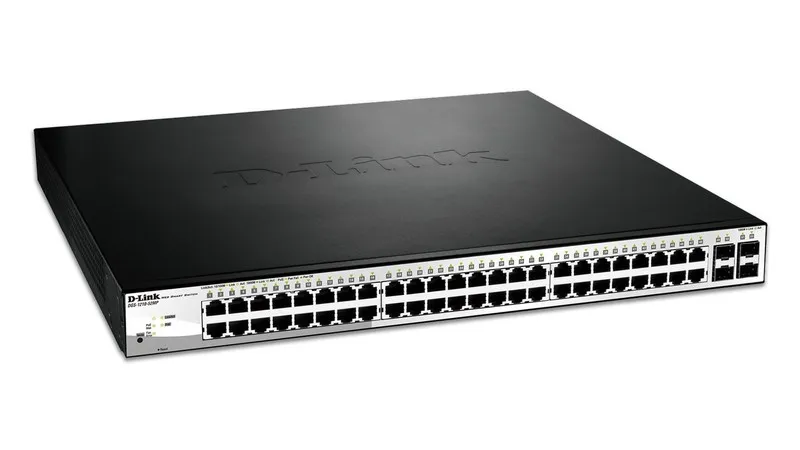 Коммутатор D-LINK DGS-1210-52MP 52-PORT SMART MANAGED GIGABIT POE+ SWITCH