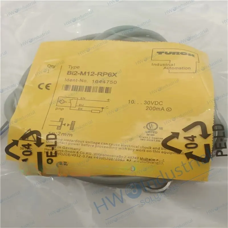 Датчик приближения BI2-M12-RP6X Proximity Switch Sensor