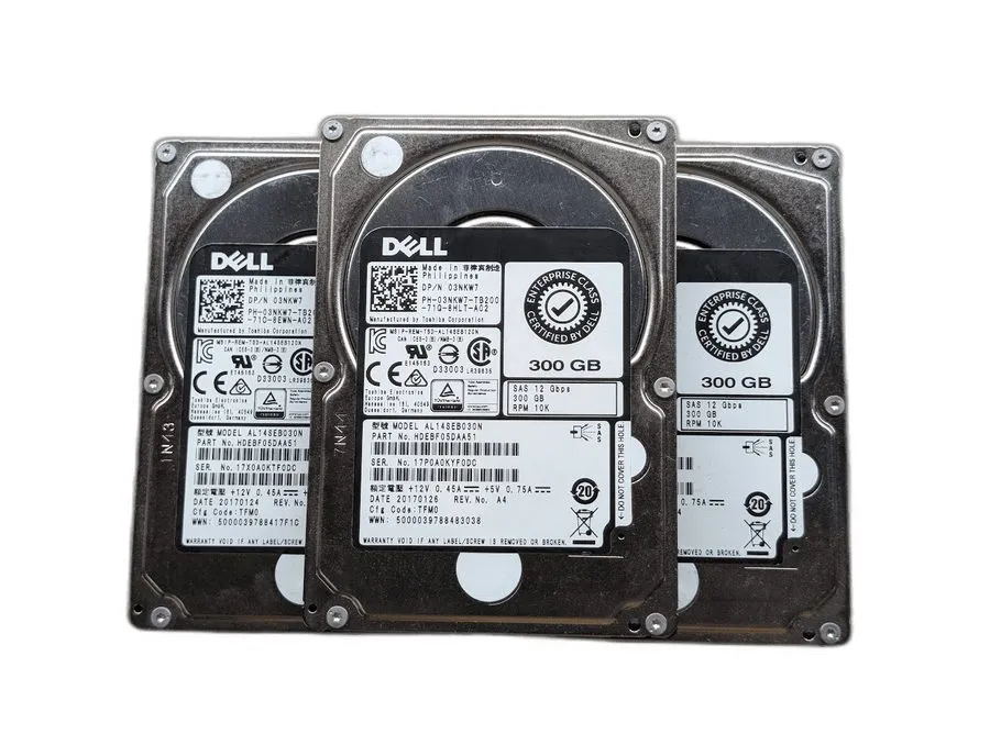 Жёсткий диск Toshiba 300GB 10K 2.5" 12Gb/s SAS Hard Drive HDD AL14SEB030N HDEBF0