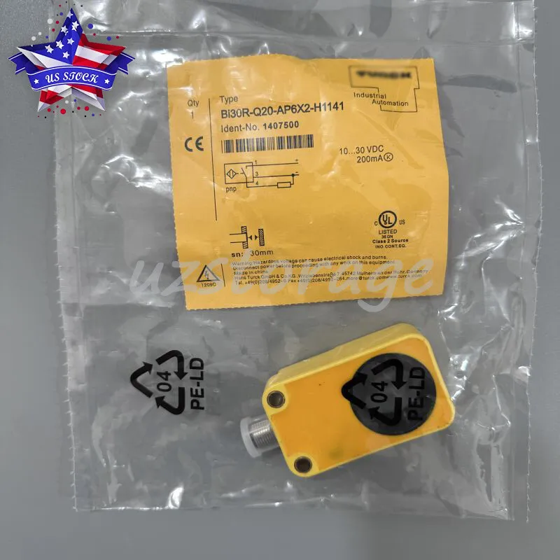 Датчик приближения TURCK BI30R-Q20-AP6X2-H1141 Proximity Sensor, 6mm Range, 10-3