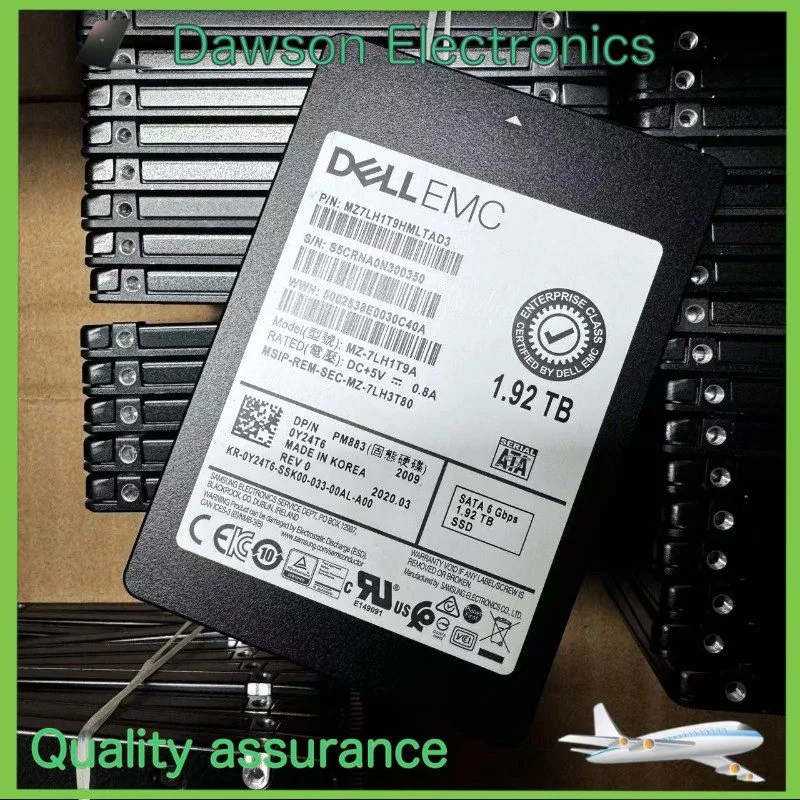SSD-накопитель MZ-7LH1T9A Dell Samsung PM883 2.5 1.92TB 6GBPS RI SATA SSD Y24T6 