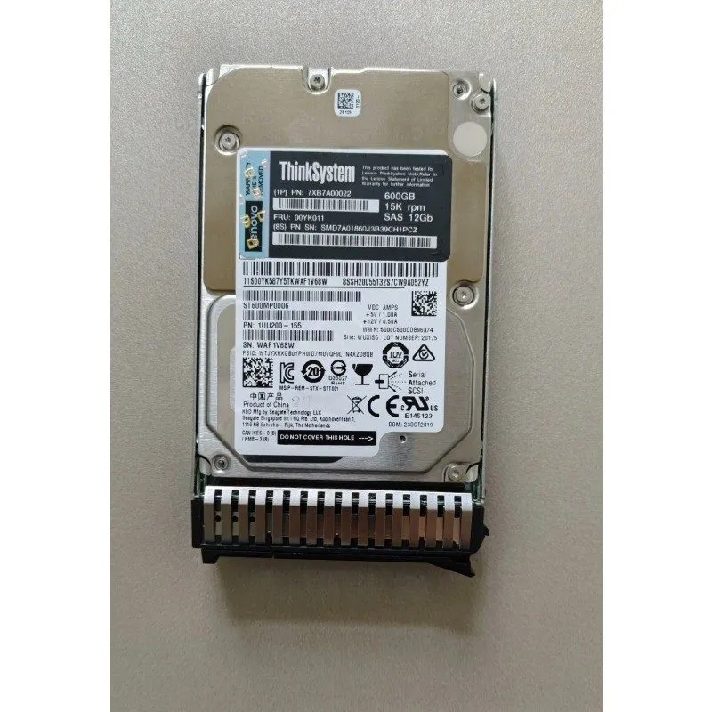 Сервер Lenovo 7XB7A00039 00YK028 600GB 15K 3.5"SAS 12G Server HDD Hard Drive