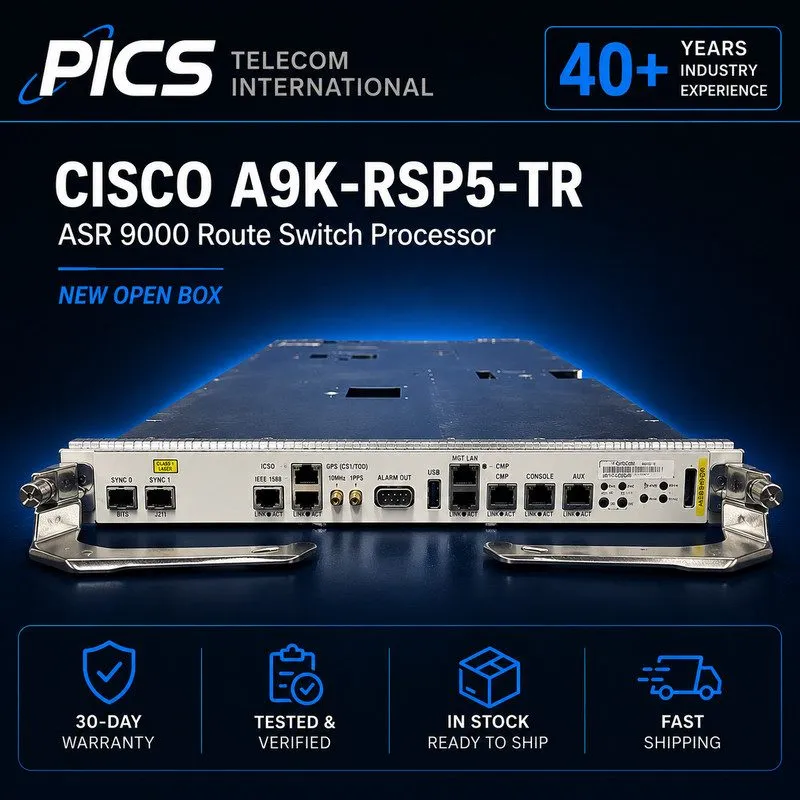 Маршрутизатор Cisco A9K-RSP5-TR ASR 9000 Route Switch Processor 5 Packet Transpo