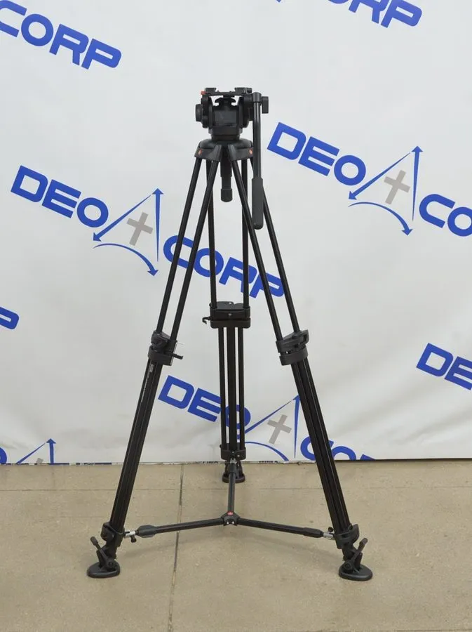 Оборудование видеонаблюдения Manfrotto 546B Aluminum Video Tripod With 501HDV Vi