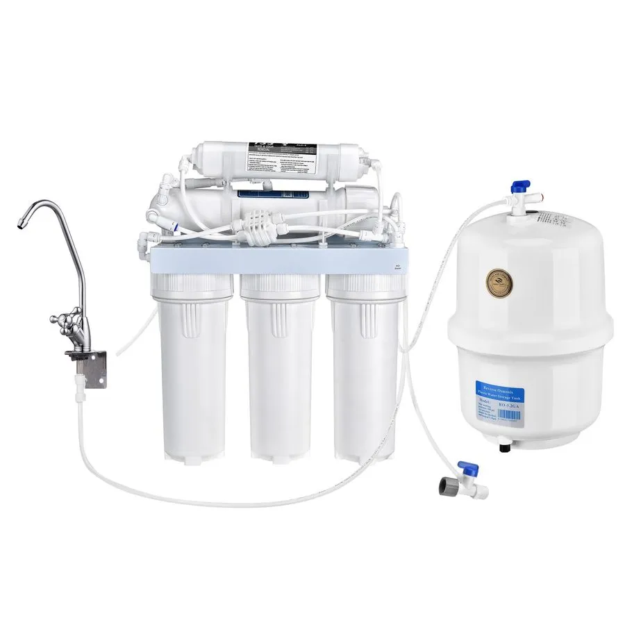 Насос Yescom 5-Stage Reverse Osmosis Water Filter System & 1-Set Filter Replacem