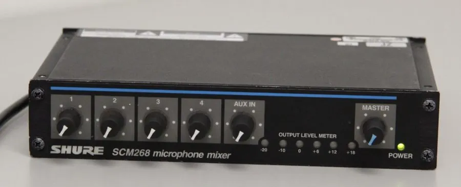 Микшерный пульт Shure SCM268 4 Channel Microphone Mixer Black