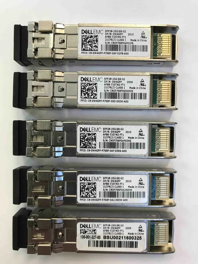 Трансивер DellEMC 0W4GPP AFBR-725TMZ-FT1 25GbE SFP28-25G-SR-G2 SFP28 25GBASE-SR