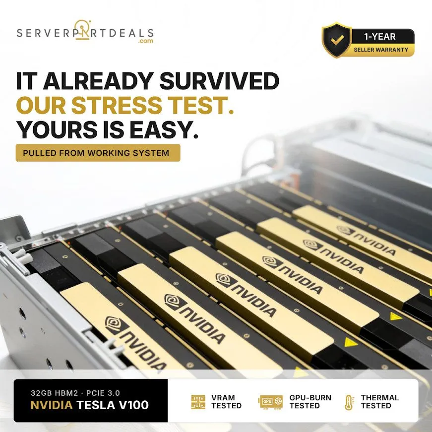 GPU-ускоритель PG500-216 NVIDIA/Dell Tesla V100 PCIe 32GB PCIe VRAM Accelerator 
