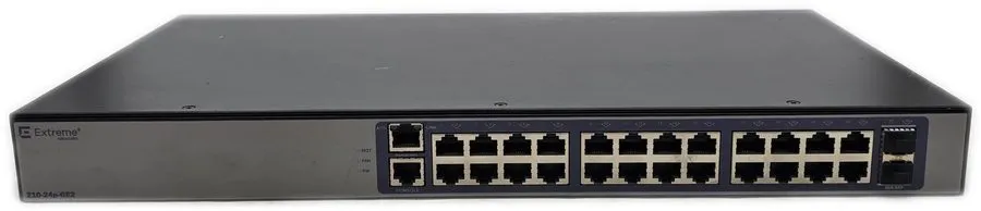 Коммутатор Extreme Networks 210-24P-GE2 24-Port PoE+ Gigabit Switch 2xSFP Rackmo — фото лота 1