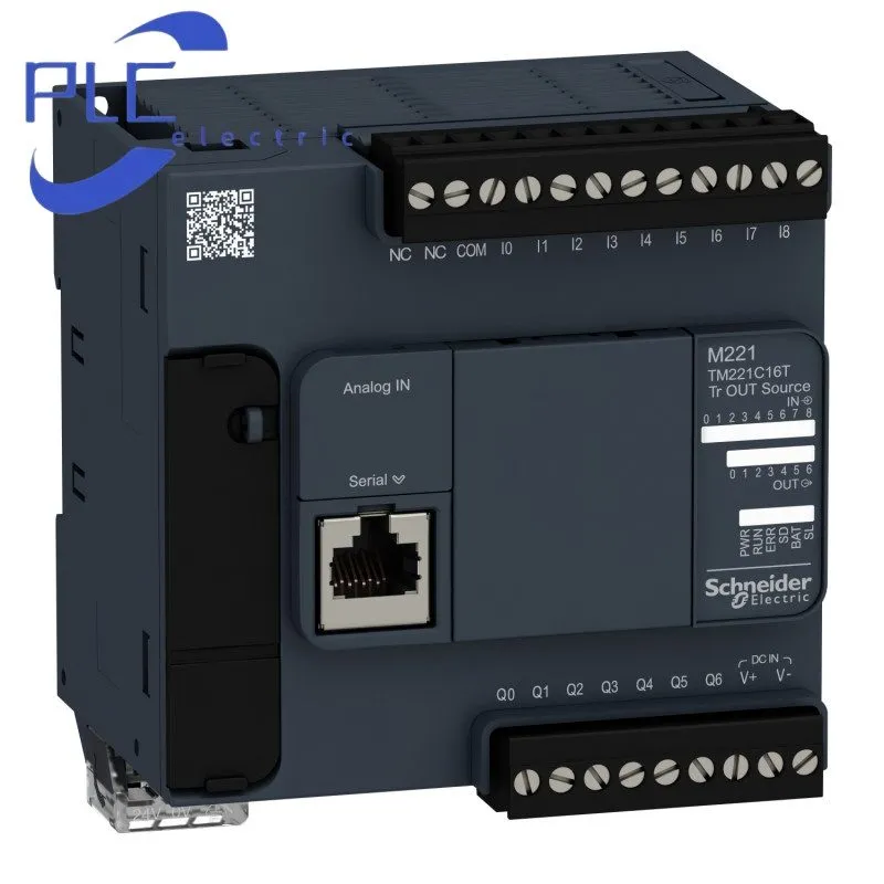 ПЛК Schneider Modicon TM221C16T M221 16 I/O Transistor PNP Controller