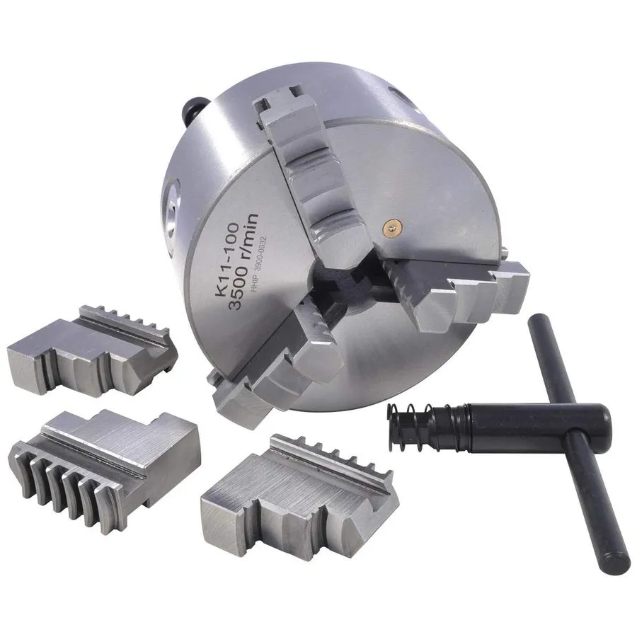 Режущий инструмент HHIP 4" 3-JAW PLAIN BACK LATHE CHUCK (3900-0032)