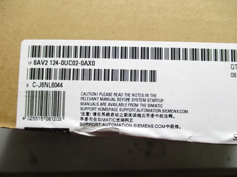 Панель оператора Siemens 6AV2124-0UC02-0AX0 TP1900 Comfort HMI 19" Touch Panel P