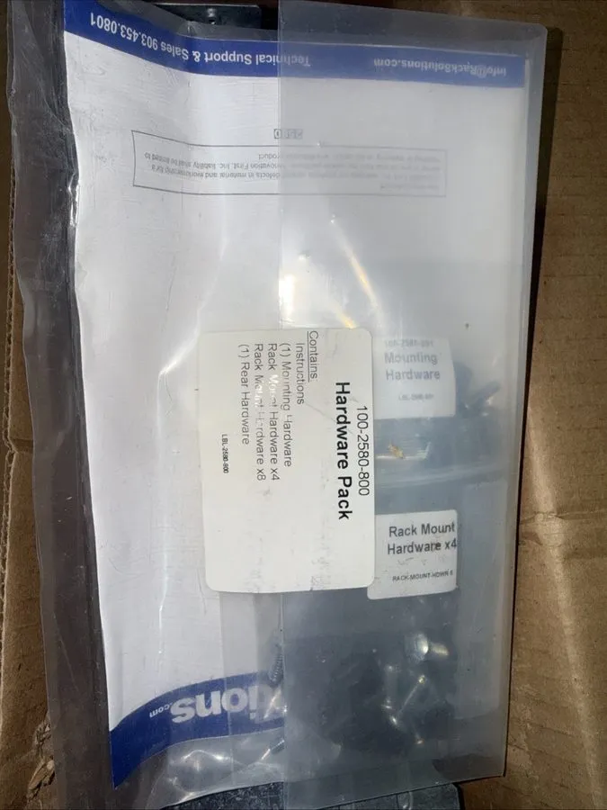 Стойка/шкаф Innovation First 4 Post Sliding Rack Rail Kit Dell R720 R820 122-258 — фото лота 1
