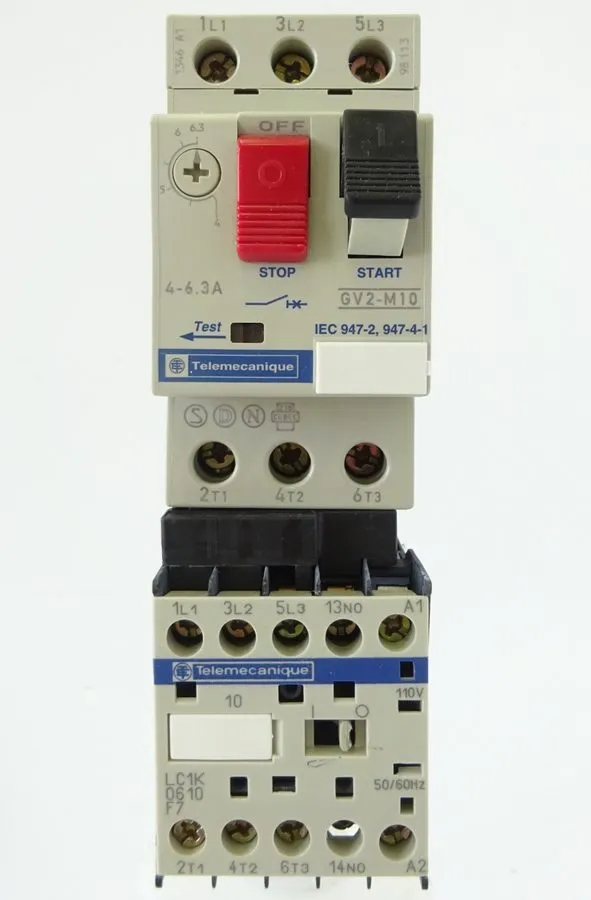 Автоматический выключатель Telemecanique GV2-M10 4-6.3 A Motor Circuit Breaker 6